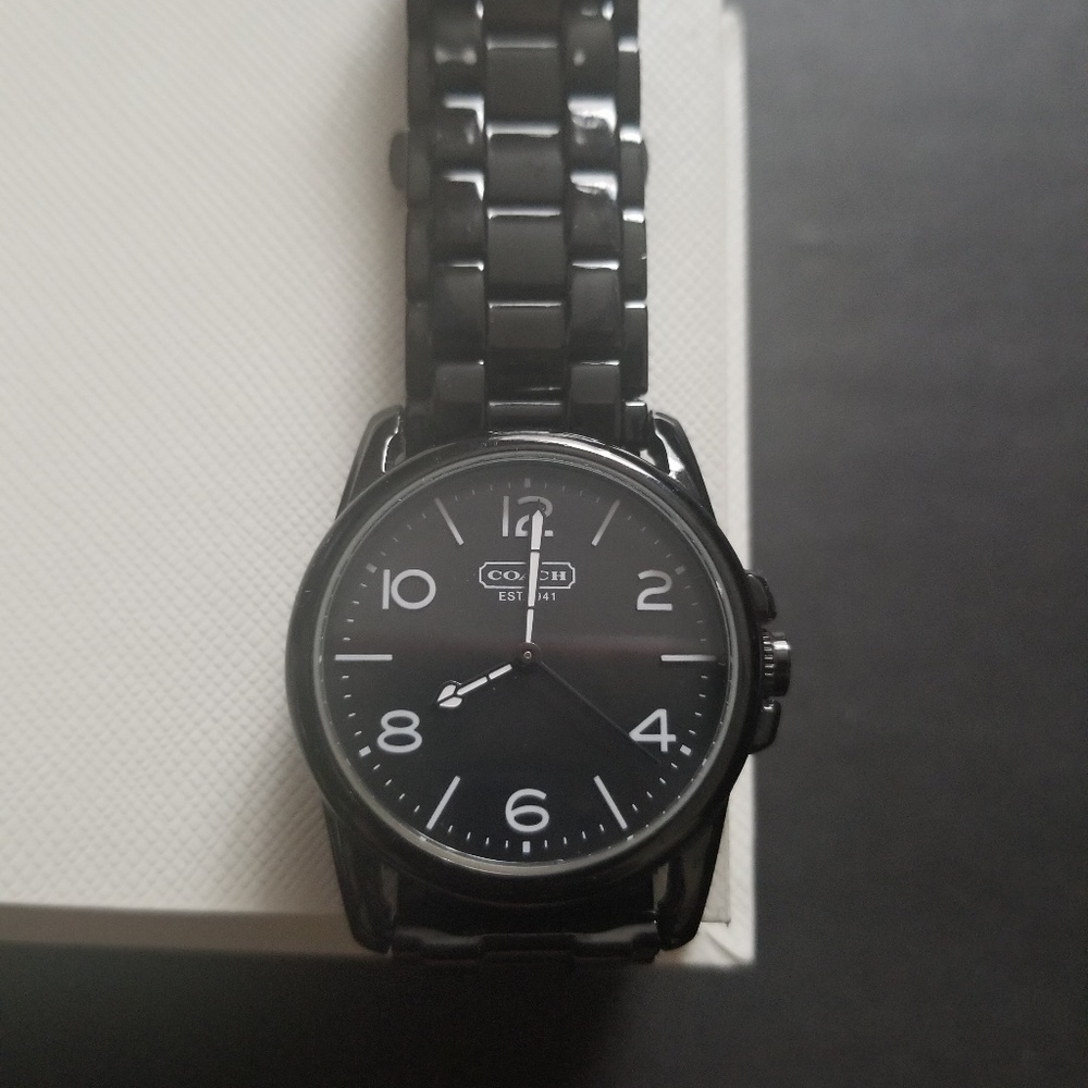 Coach black watch